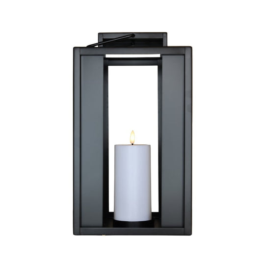 Cozzy udendørs lanterne 18x18x35 cm sort