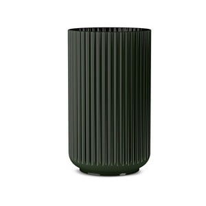 Lyngby porcelæn vase mørk grøn H31 cm