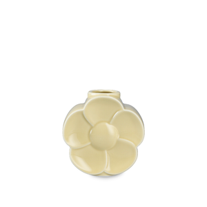 Lyngby Porcelæn Flower smørblomst vase sand H11,5 cm