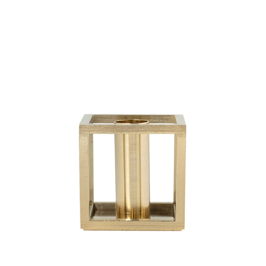 By Lassen Kubus 1 lysestage guldbealgt