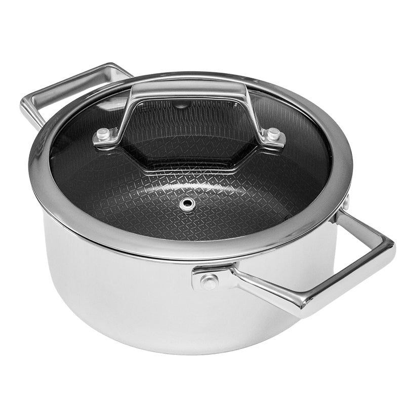 Hâws Santo Titanium gryde med hybridbelægning inkl. låg 5,8 liter