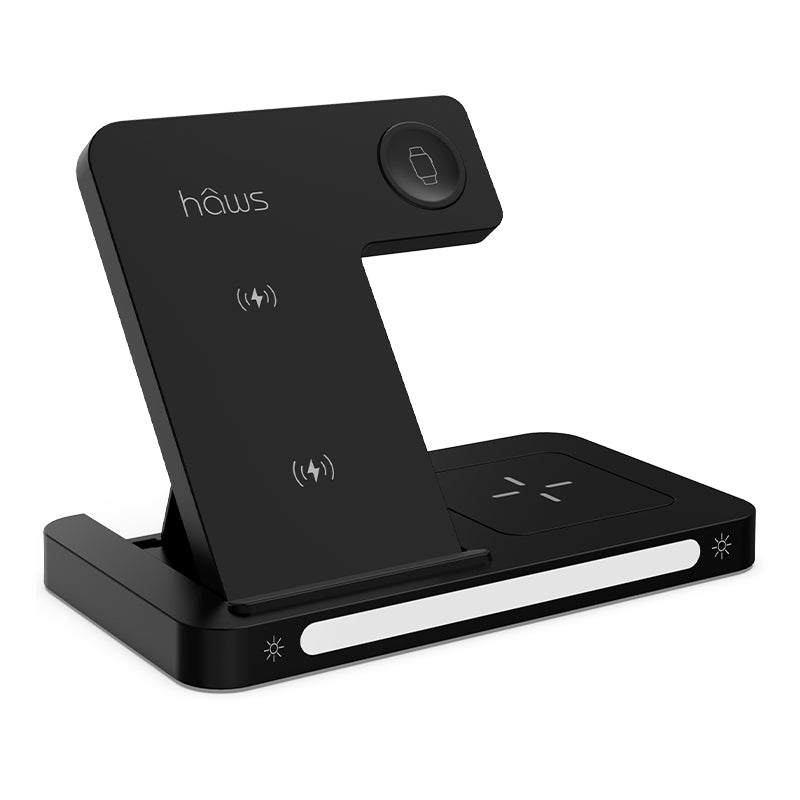 Hâws Rønø foldbar 3-i-1 trådløs oplader