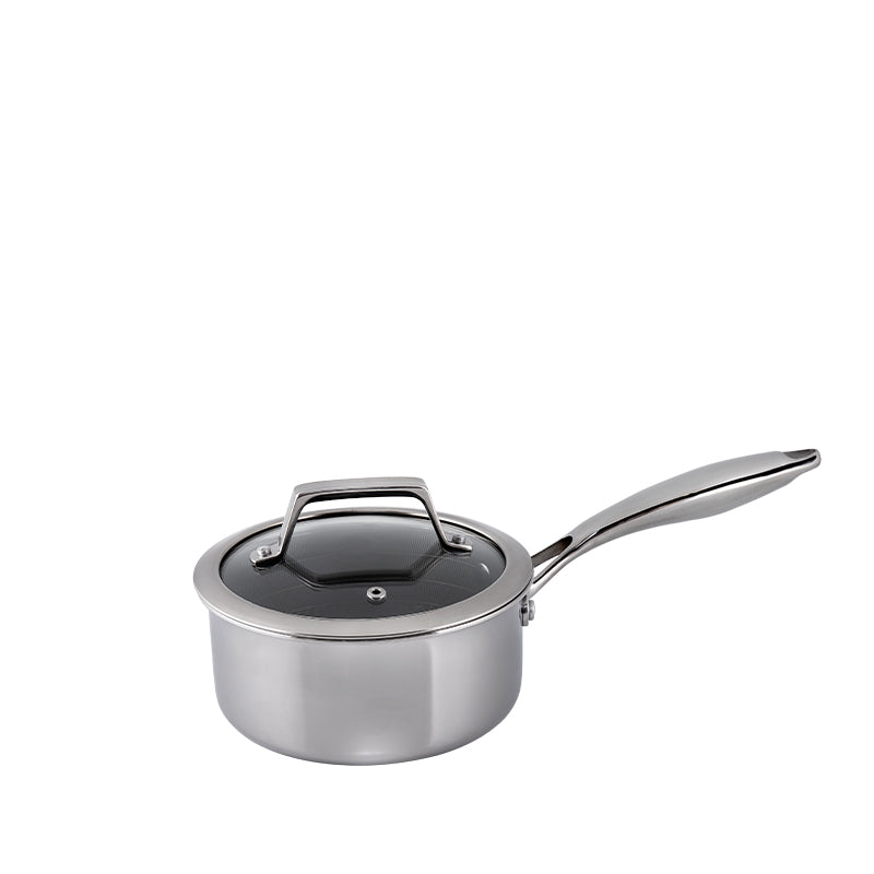 Hâws Santo kasserolle med låg hexagon keramisk belægning - 1,6 liter