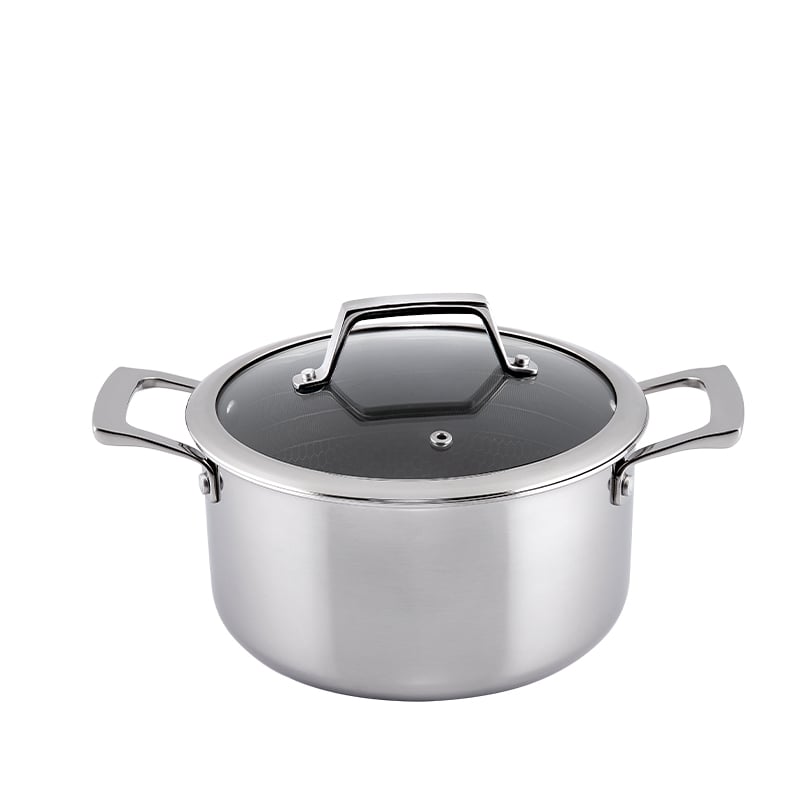 Hâws Santo gryde med låg hexagon keramisk belægning - 3,4 liter