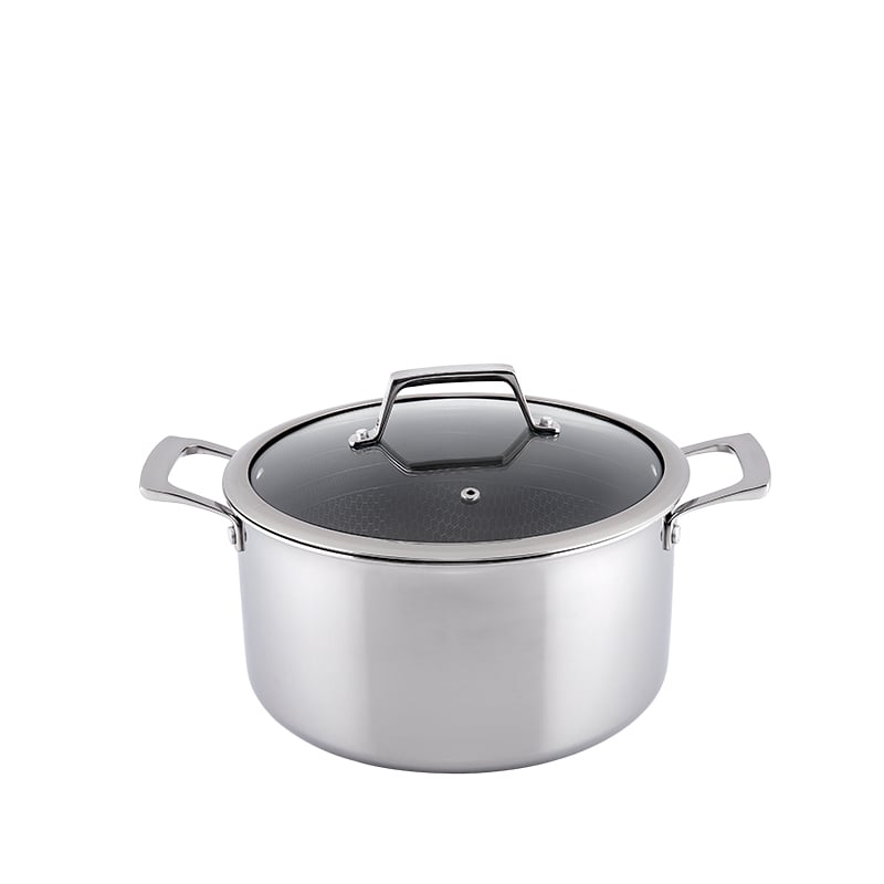 Hâws Santo gryde med låg hexagon keramisk belægning - 5,8 liter