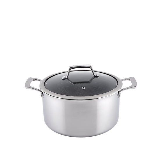 Hâws Santo gryde med låg hexagon keramisk belægning - 5,8 liter