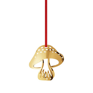 Georg Jensen juleornament 2023 svamp forgyldt