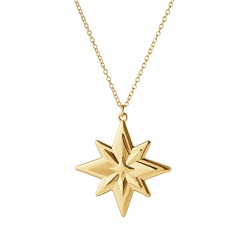 Georg Jensen jul 2024 stjerne forgyldt