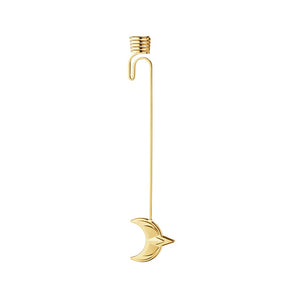 Georg Jensen jul 2024 lysholder måne forgyldt