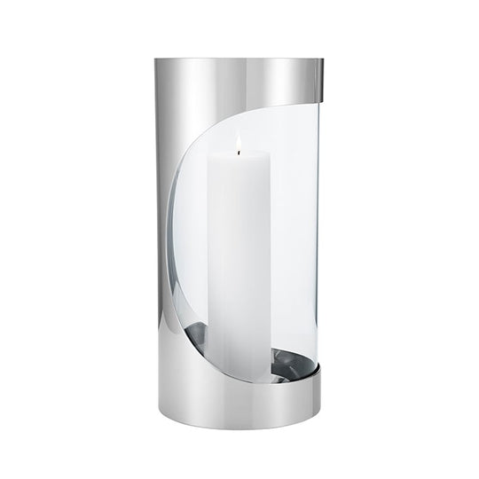 Georg Jensen Chrome Contours lysestage stor H33 cm