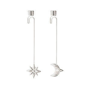 Georg Jensen jul 2024 lyseholder sæt stjerne & måne palladium