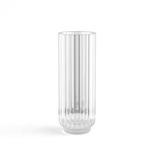 Georg Jensen Bernadotte vase glas rund H22,5 cm