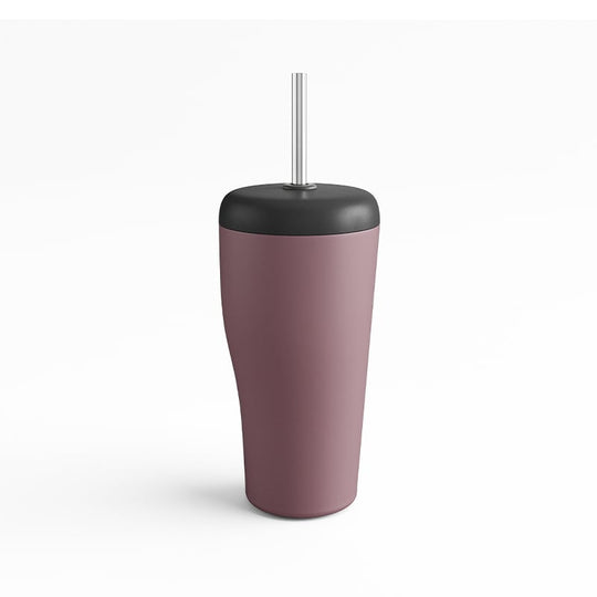 Georg Jensen Sky termokop med sugerør Rosa 40 cl