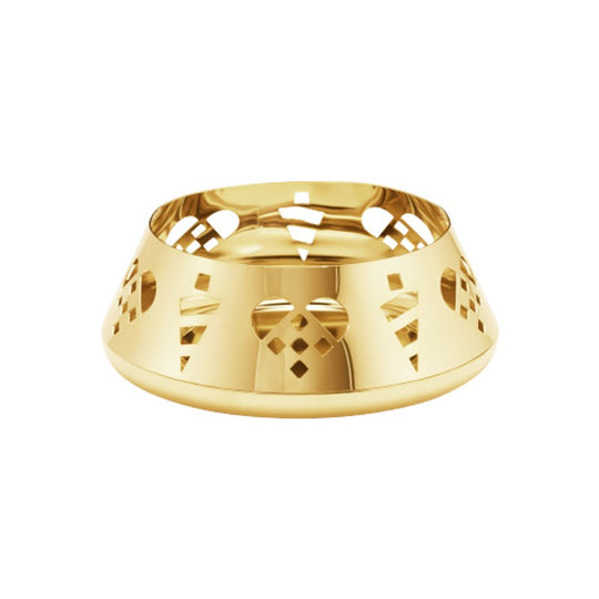 Georg Jensen Jul 2025 lysestage til bloklys forgyldt