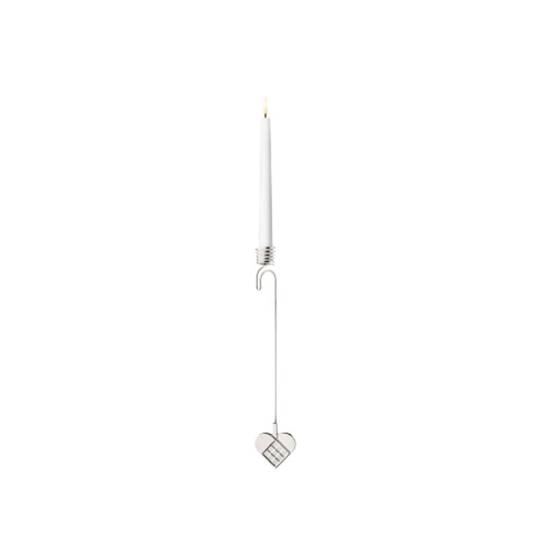 Georg Jensen Jul 2025 lyseholder hjerte palladium