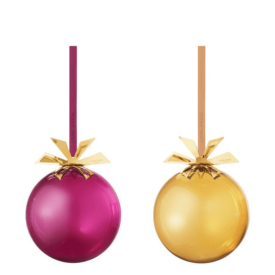 Georg Jensen 2025 glaskugler 2 stk.