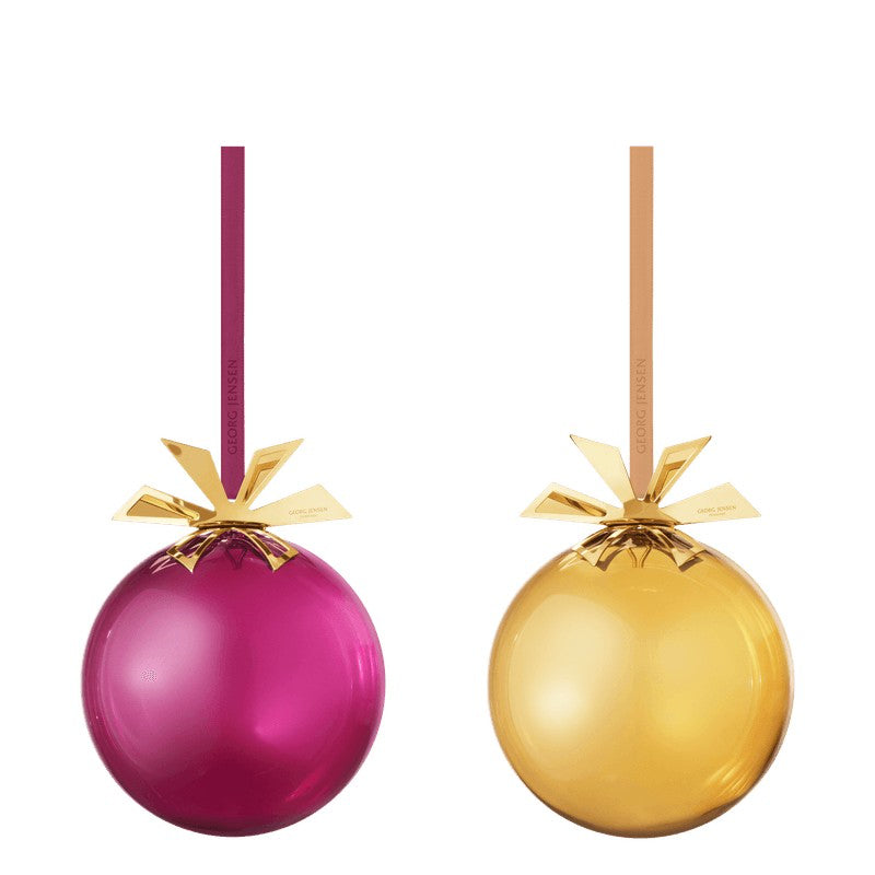 Georg Jensen 2025 glaskugler 2 stk.