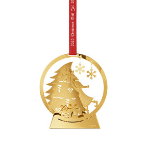 Georg Jensen juleuro snekugle forgyldt 2025