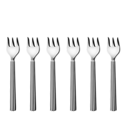 Georg Jensen Bernadotte kagegaffel 6 stk.