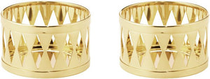 Georg jensen 2026 Fyrfadsstager 2stk forgyldt