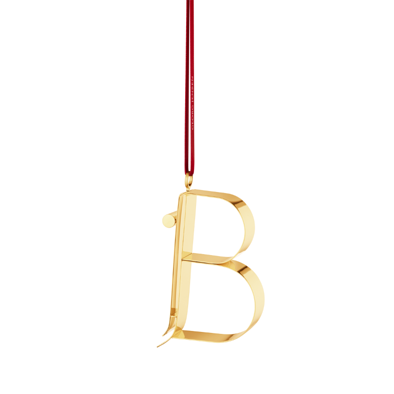 Georg Jensen Christmas Collectibles bogstavsornament B