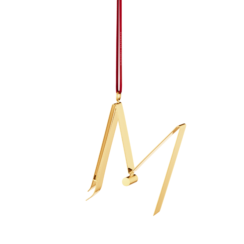 Georg Jensen Christmas Collectibles bogstavsornament M
