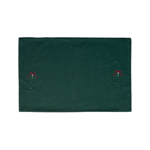 Juna Christmas Fable dækkeserviet med mistelten grøn 49x32 cm
