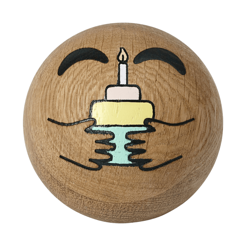 Spring Copenhagen Emotions Wish træfigur med fødselsdagskage Ø7 cm