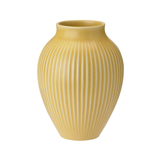 Knabstrup Keramik vase gul 12.5 cm