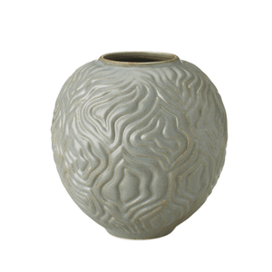 Knabstrup Keramik Solum vase sage H 15 cm