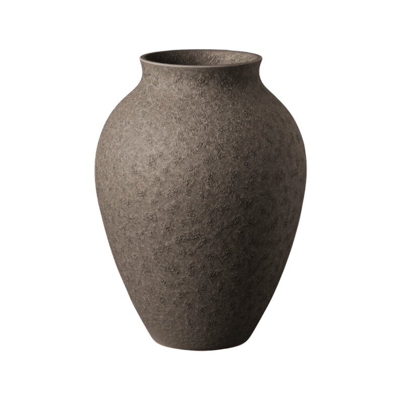 Knabstrup Keramik vase bark H 20 cm