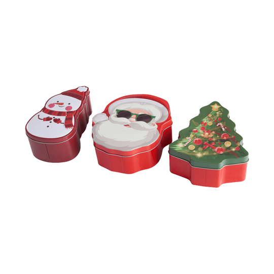 Kagedåse julemotiv 1 stk. assorteret