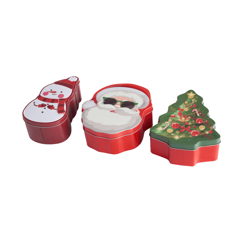 Kagedåse julemotiv 1 stk. assorteret