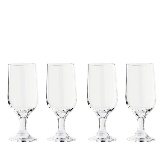 Ølglas klar 4 stk. 35 cl.
