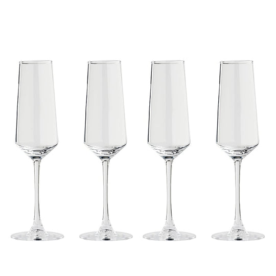 Champagneglas klar 4 stk. 24 cl.