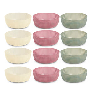 Skålesæt 4 stk. Ø 15 cm i assorterede farver -  vi kan ikke garantere hvilken farve der afsendes.