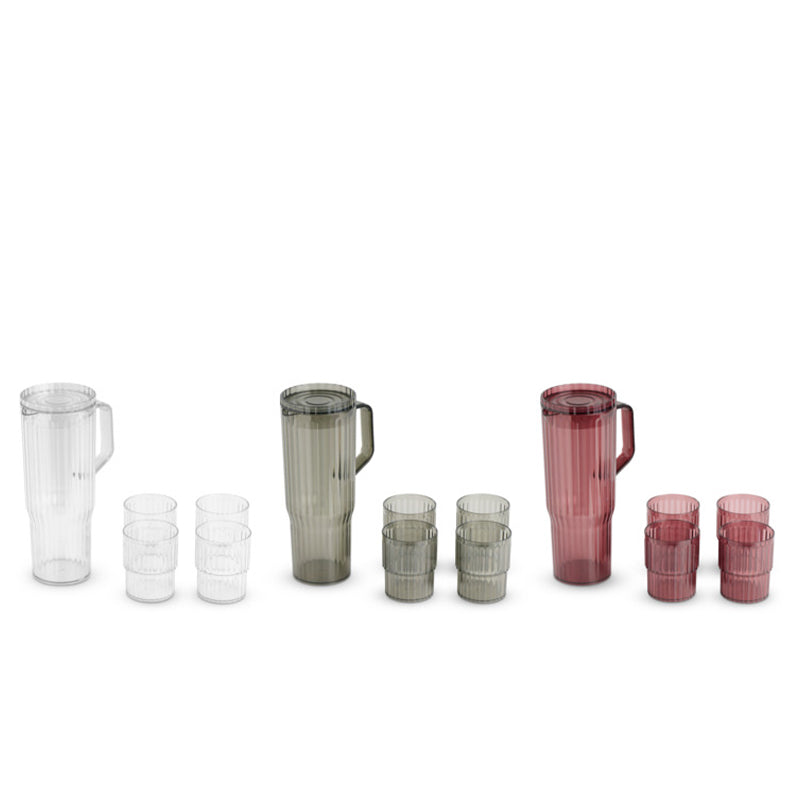 Kande med 4 kopper assorterede farver 1,2 liter - vi kan ikke garantere hvilken farve der afsendes
