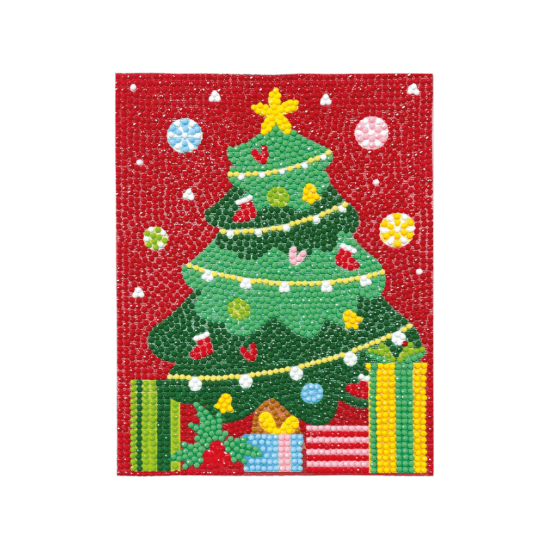 Det Gamle Apotek diamant malesæt med juletræ