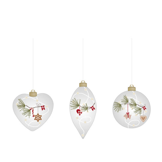 Det Gamle Apotek LED juleophæng 1 meter ledning