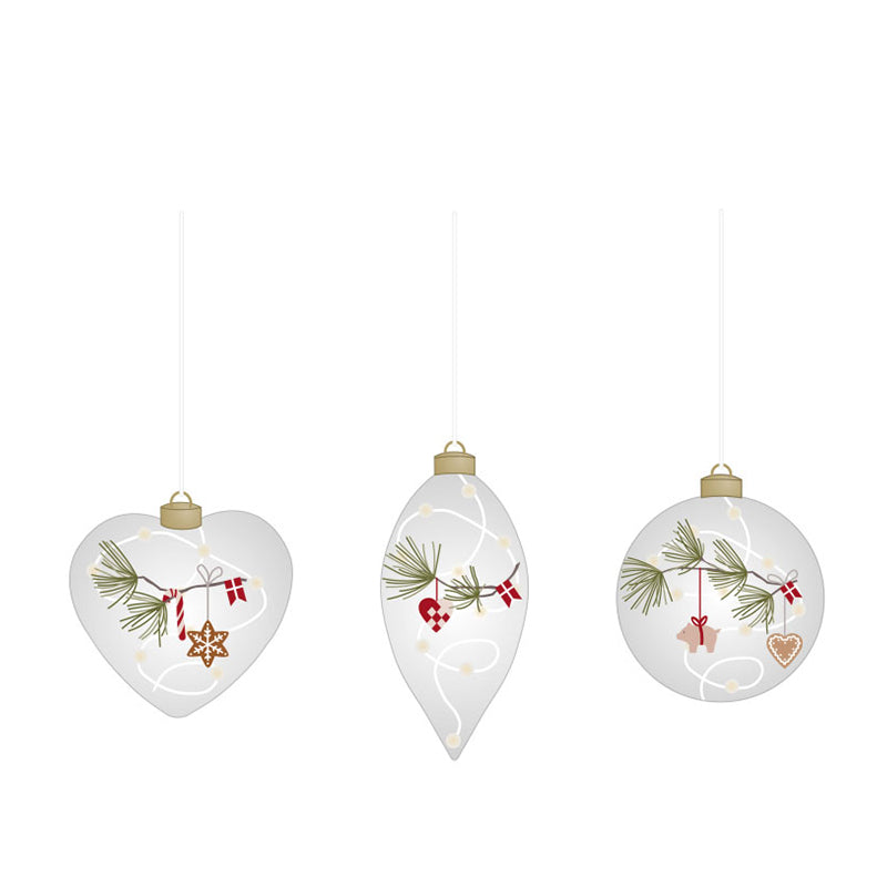 Det Gamle Apotek LED juleophæng 1 meter ledning