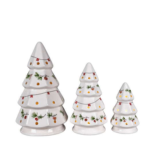 Det Gamle Apotek lystræer med LED 3 stk.