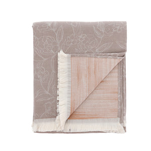 Södahl Infinity plaid camel/taupe 130x170 cm