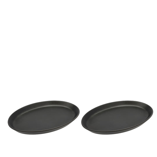 Morsø Forno steaktallerken sort 2 stk. 28x20 cm