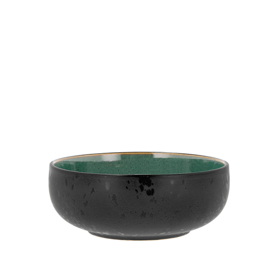 Bitz poke-/ramenskål sort/grøn 18 cm