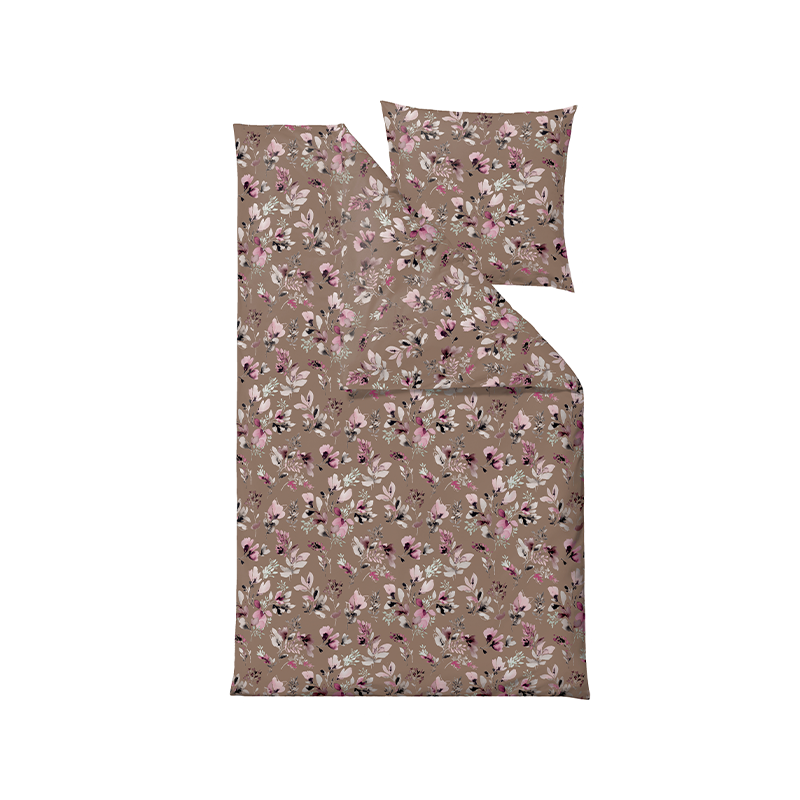 Södahl Nights Bloom sengesæt taupe 140 x 200 cm