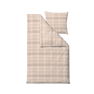 Södahl Tartan sengesæt beige 140x200 cm