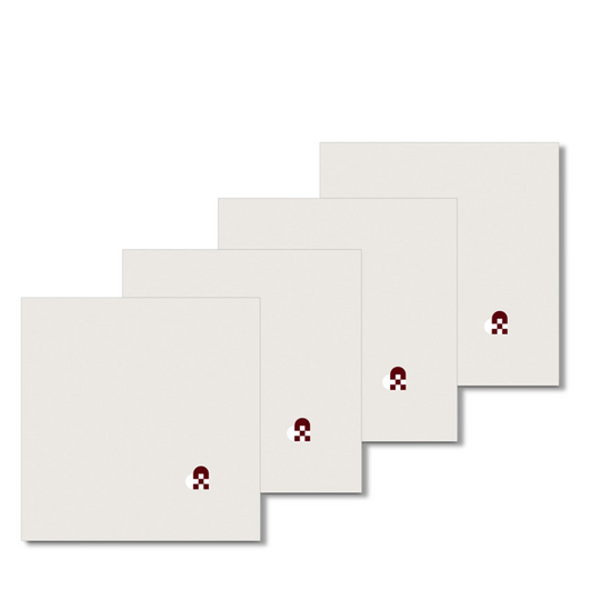 Södahl Christmas Hearts Embroidery stofserviet 4 stk.