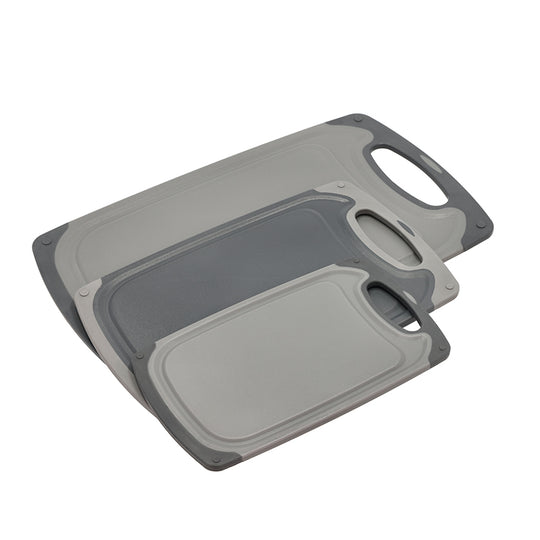 Aldente skærebræt sæt grå 3 stk.