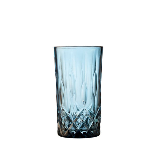 Lyngby Glas Sorrento highball blå 4 stk 38 cl