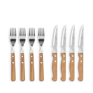 Holm steakbestik akacie 8 dele